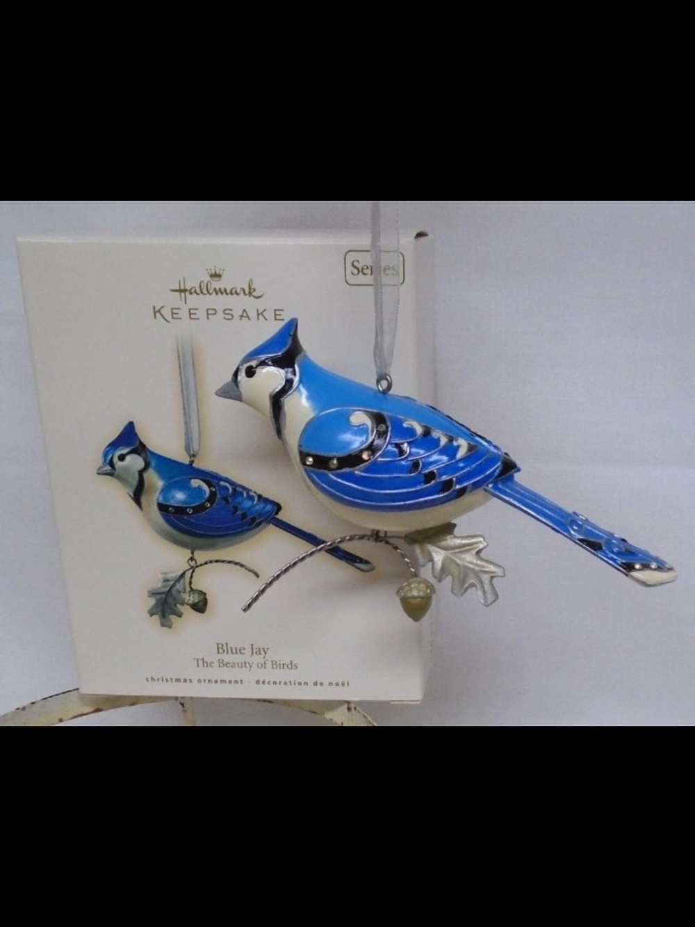 Hallmark Keepsake Ornament 2007 Blue Jay The Beauty of Birds 3rd In Series